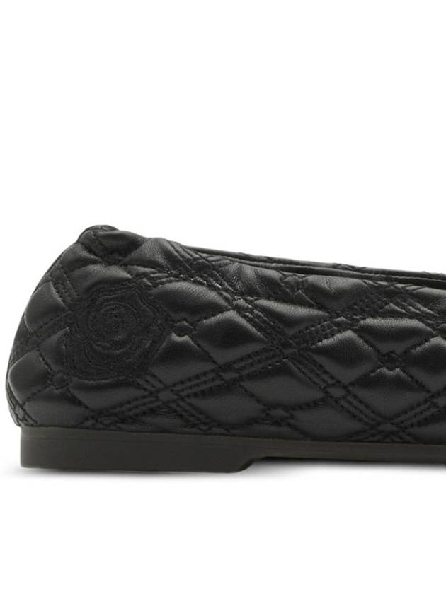 Quilted Leather Ballerinas Black - BURBERRY - BALAAN 5