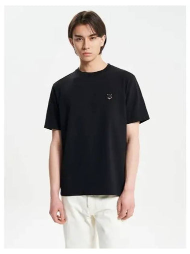 Men s Foxhead Patch Comfort T Shirt Black Domestic Product - MAISON KITSUNE - BALAAN 1