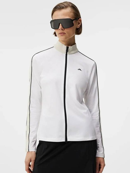 Women s Tamara Mid Layer Golf Wear White GWJS09456 0000 - J.LINDEBERG - BALAAN 2