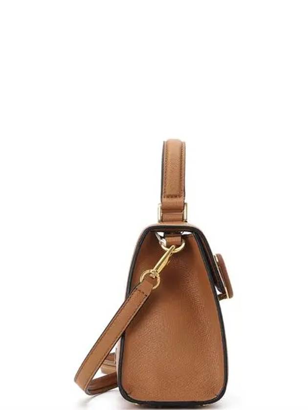 V Sling Small Grainy Calfskin Hand Cross Bag Almond - VALENTINO - BALAAN 3