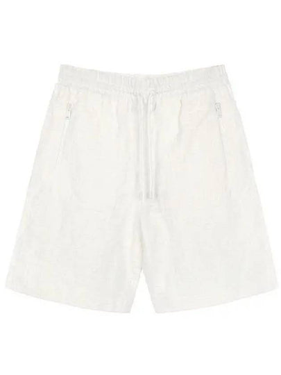 Bermuda FF Cotton Shorts Cream - FENDI - BALAAN 2