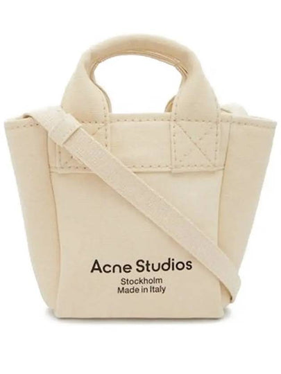 Canvas Logo Printing Tote Bag Beige - ACNE STUDIOS - BALAAN 2