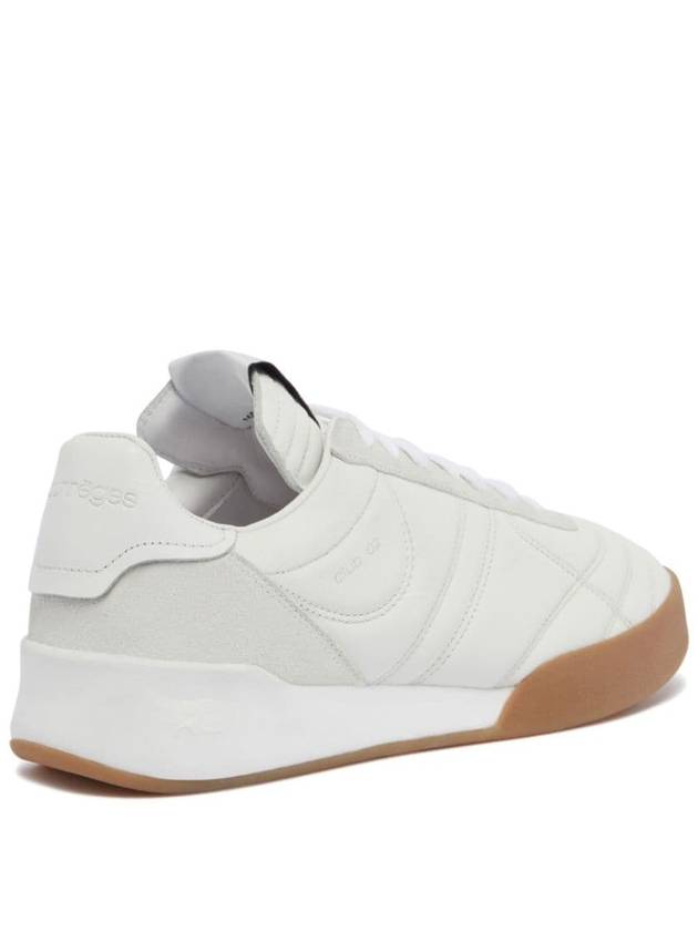 Club 02 Leather Low Top Sneakers White - COURREGES - BALAAN 4