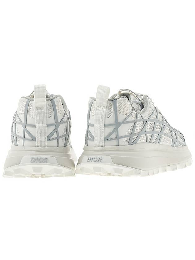 B31 Runner Technical Mesh Rubber Warped Low Top Sneakers White - DIOR - BALAAN 5