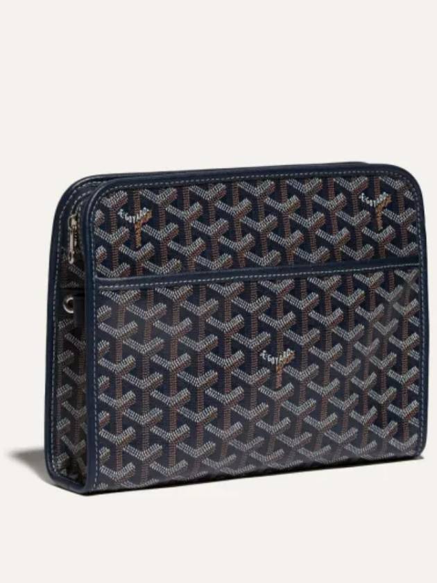 Jouvence MM Toiletry Clutch Bag Navy - GOYARD - BALAAN 2