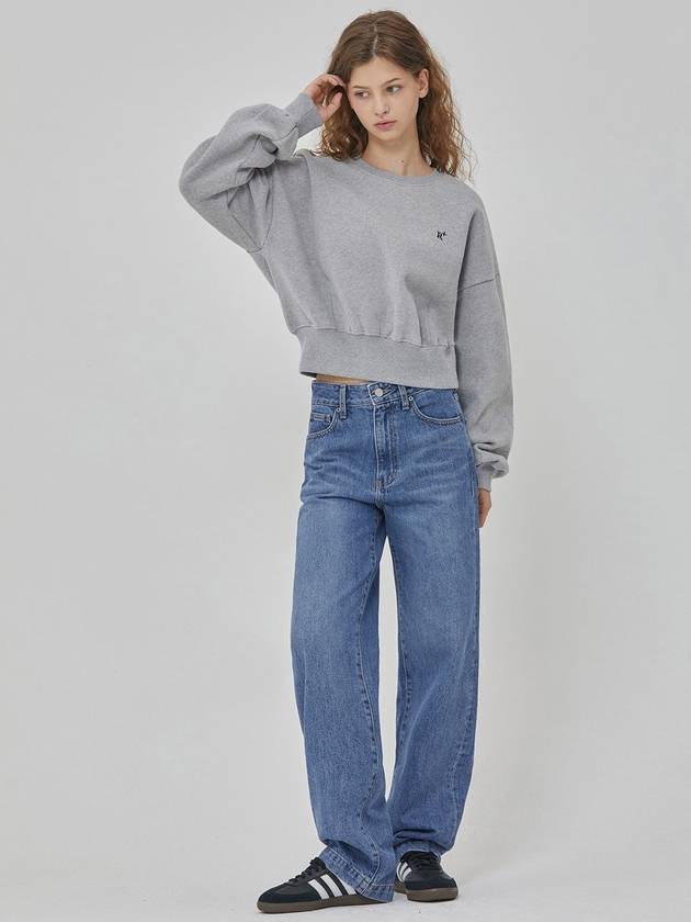 Denim Basic Semi Wide Pants Indigo - RYUL+WAI: - BALAAN 4