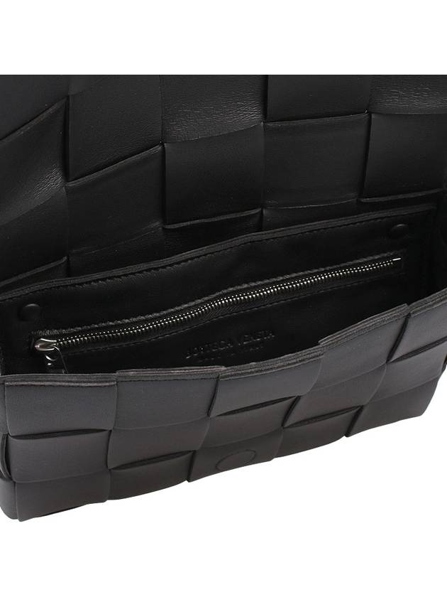 Intrecciato Cassette Cross Bag Black - BOTTEGA VENETA - BALAAN 8