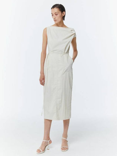 DRAPE DRESS IVORY - KIMDOH - BALAAN 1