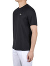 Ade Crew Neck Short Sleeve T-Shirt Black - J.LINDEBERG - BALAAN 5