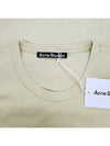 Face Logo Crew Neck Short Sleeve T-Shirt Sand Green - ACNE STUDIOS - BALAAN 7