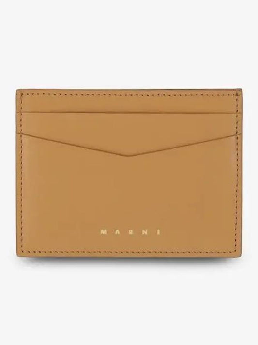 Men s Flat Card Holder Gold Sand PFMI0086U0P603900W41 - MARNI - BALAAN 1