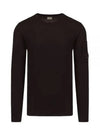 Cotton Crepe Knit Top Black - CP COMPANY - BALAAN 2