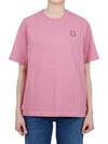 Bold Fox Head Patch Comfort Short Sleeve T-Shirt Rosebud - MAISON KITSUNE - BALAAN 3