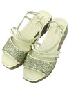 Smith Market used luxury goods gold sandals women s shoes - MIU MIU - BALAAN 5