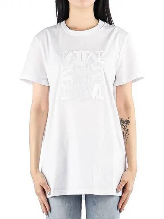Parco Cotton Short Sleeve T-Shirt White - MAX MARA - BALAAN 2