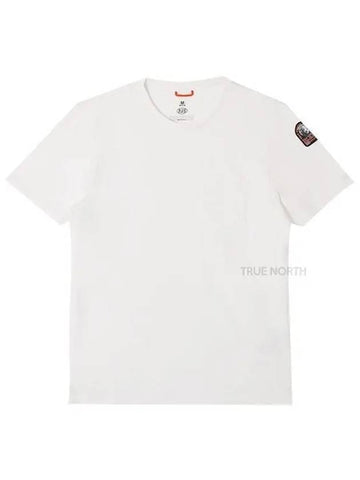 Men s PMTEEBT01 505 Logo Patch Short Sleeve T Shirt White 1060635 - PARAJUMPERS - BALAAN 1