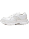 Men's Tread Moto Low Top Sneakers White - ALEXANDER MCQUEEN - BALAAN 4