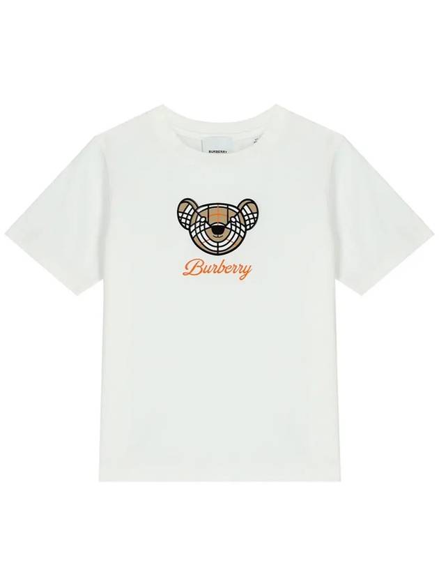 Thomas Bear Short Sleeve T-Shirt White - BURBERRY - BALAAN 2