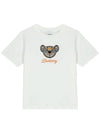 Thomas Bear Short Sleeve T-Shirt White - BURBERRY - BALAAN 3