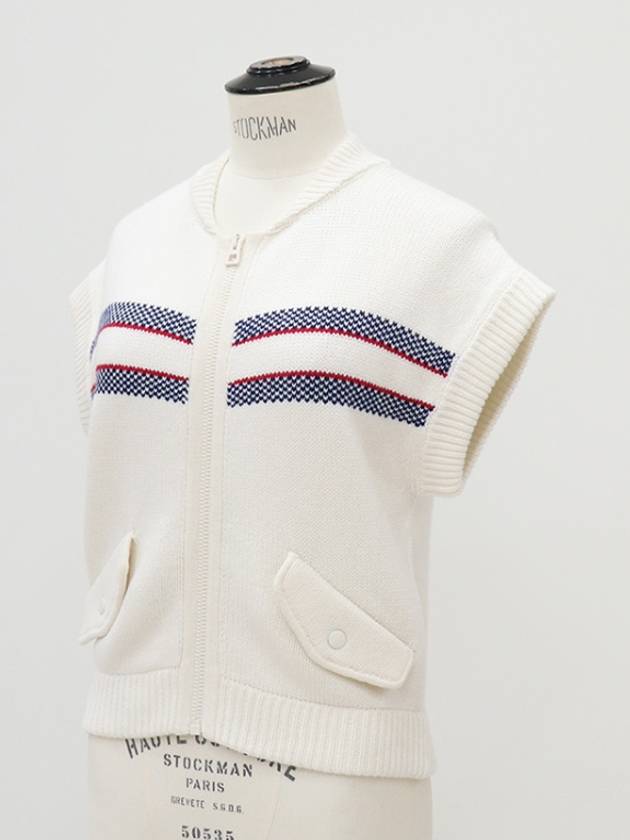 white knit vest - DIOR - BALAAN 4