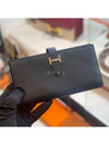 Bean long wallet Apsong black gold - HERMES - BALAAN 1