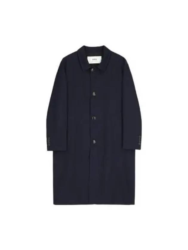 Wool Single Coat Blue - AMI - BALAAN 2