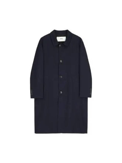 Wool Single Coat Blue - AMI - BALAAN 2