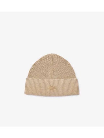 beanie beige - LACOSTE - BALAAN 1