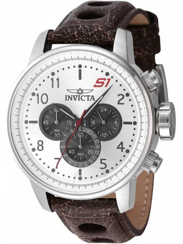 Invicta S1 Rally Chronograph GMT Quartz Silver Dial Men's Watch 45911 - INVICTA - BALAAN 1