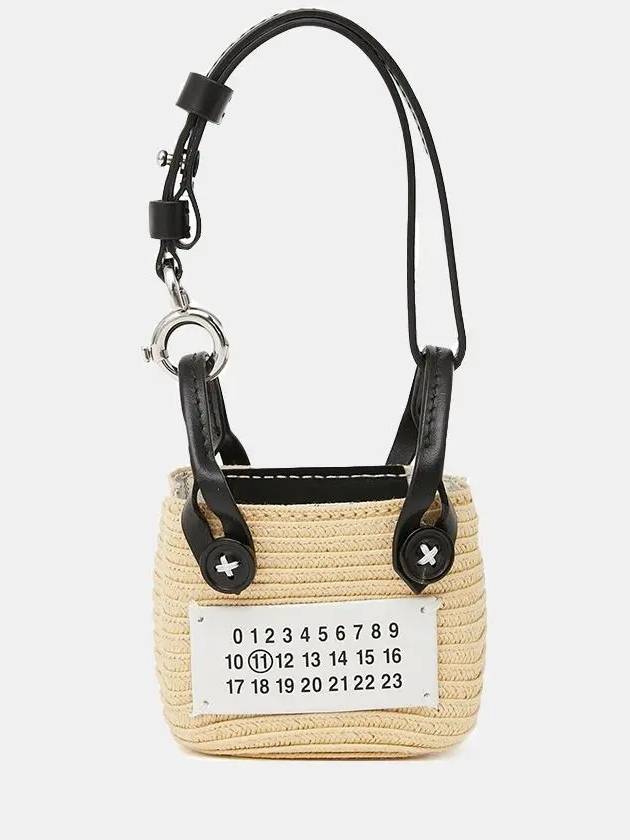 Cellulose Weave Micro Shoulder Bag Beige - MAISON MARGIELA - BALAAN 3