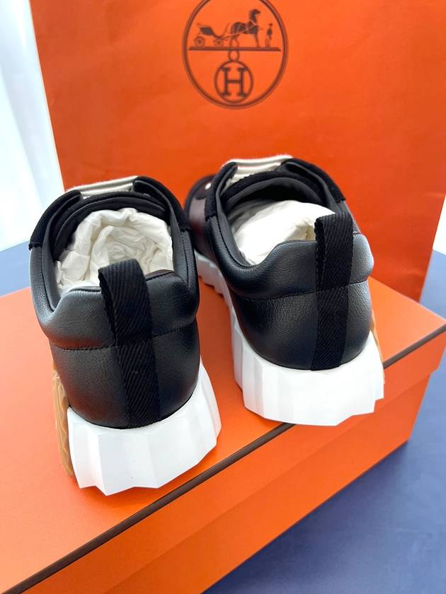 Bouncing Low Top Sneakers Noir - HERMES - BALAAN 8