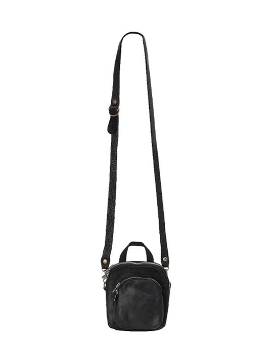 24SS soft horse mini backpack type cross bag HORSE BACKPACK DBP05MINI BLACK - GUIDI - BALAAN 1