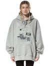 WOMEN'S HOODED TOP SPACELOST ZIZIK HOODIE - PLAYNOMORE - BALAAN 3