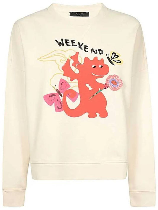 24SS NATIVA Dragon Printing Sweatshirt 2415921041 007 - MAX MARA - BALAAN 1