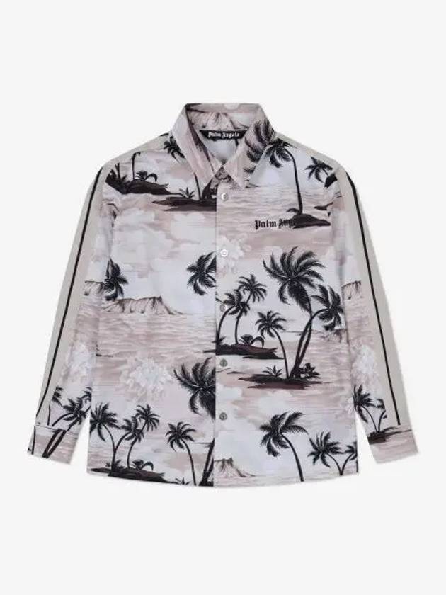 Long Sleeve Shirt Shirt PMGA104S23FA B002 6110 NEUTRANS NEUTRALS - PALM ANGELS - BALAAN 2