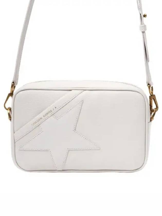 Star Leather Cross Bag White - GOLDEN GOOSE - BALAAN 2