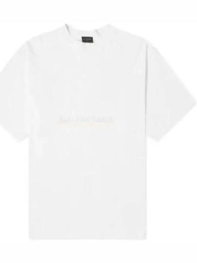 Surfer Medium Fit Short Sleeve T-Shirt White - BALENCIAGA - BALAAN 2