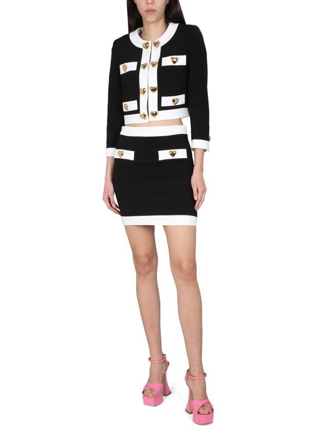 Outerwear 05250424 4555 BLACK - MOSCHINO - BALAAN 3