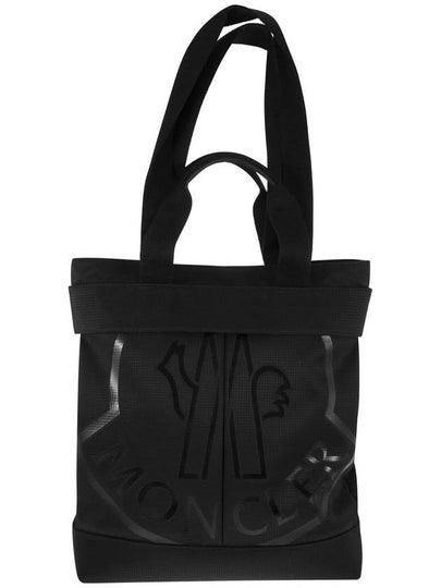 Cut Logo Print Tote Bag Black - MONCLER - BALAAN 2