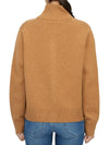 Fox Head Intarsia High Neck Cardigan Sequoia - MAISON KITSUNE - BALAAN 5