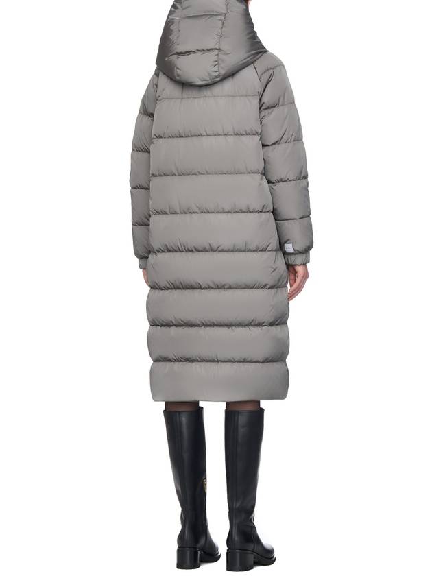 Sveba Reversible Hooded Padding Grey - MAX MARA - BALAAN 4