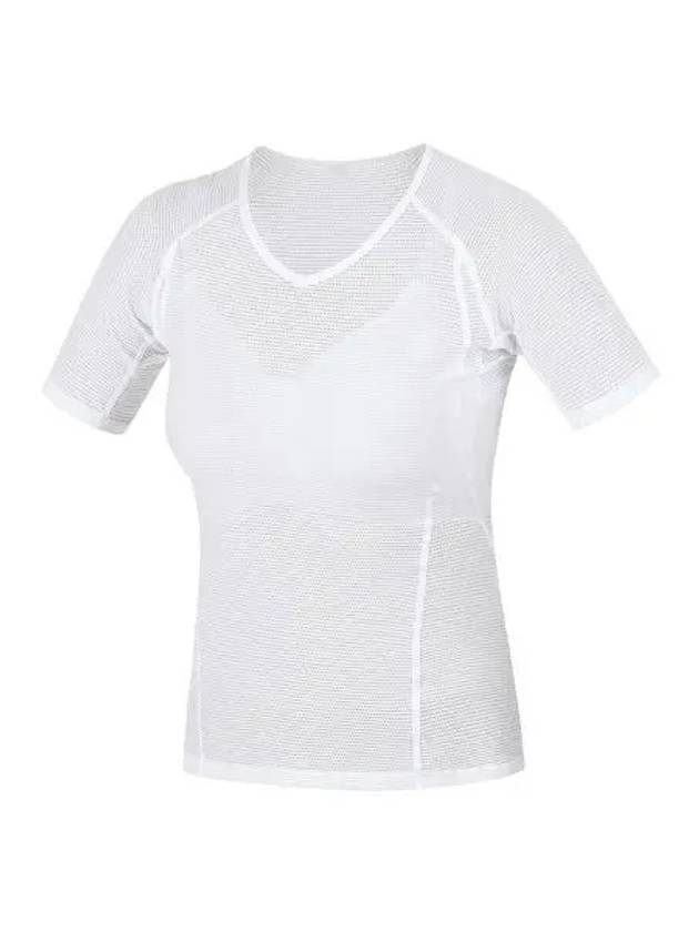 GOREWEAR M Base Layer Mesh T Shirt Women White s Short Sleeves - GOGORR - BALAAN 1