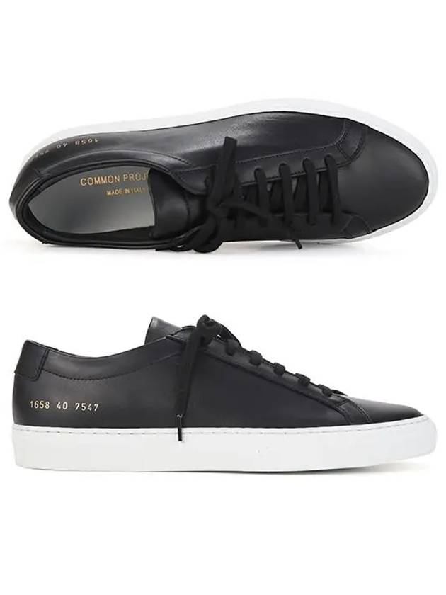 Original Achilles Low Top Sneakers Black - COMMON PROJECTS - BALAAN 3