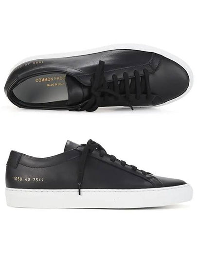 Original Achilles Low Top Sneakers Black - COMMON PROJECTS - BALAAN 2