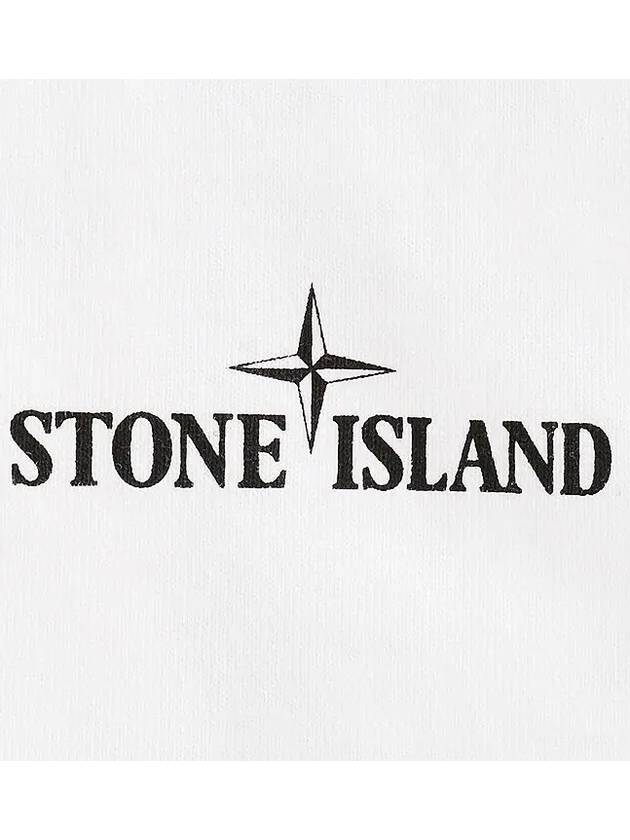 Stamp Two Print Short Sleeve T-Shirt White - STONE ISLAND - BALAAN 5