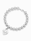 Heart Tag 8MM Bead Bracelet Silver - TIFFANY & CO. - BALAAN 2