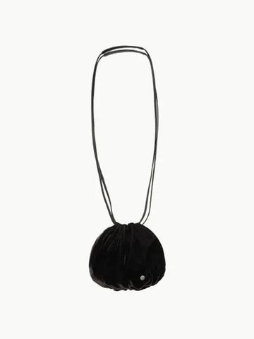 AMOMENTO VELVET MINI BAG DARK BROWN - ANDTHEOTHER - BALAAN 1