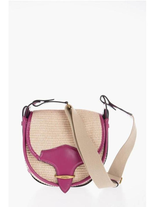 Botsey Raffia Cross Bag Violet - ISABEL MARANT - BALAAN 1