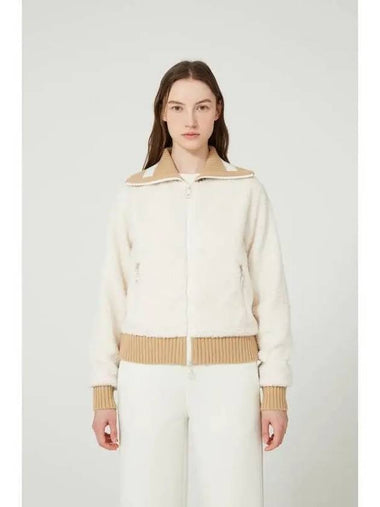 Riske Light Cream Women s Jacket - DUVETICA - BALAAN 1