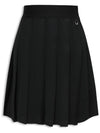 Pleated Banding Skirt Skirt Shorts Black MCSS24SK1BK - MACKY - BALAAN 3